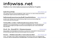 Desktop Screenshot of infowiss.net